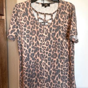 L&B cross cross top Size S